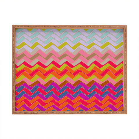 Sharon Turner Geo Chevron Rectangular Tray