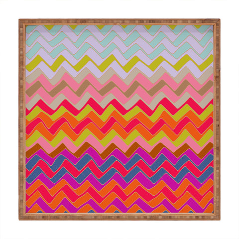Sharon Turner Geo Chevron Square Tray