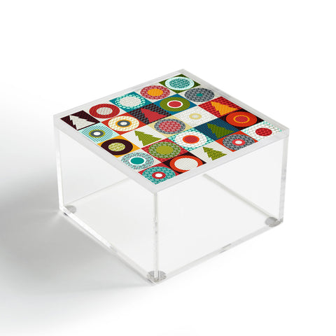 Sharon Turner Geo Christmas Acrylic Box