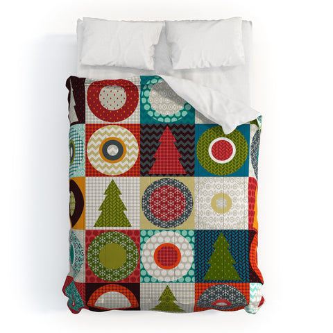 Sharon Turner Geo Christmas Comforter