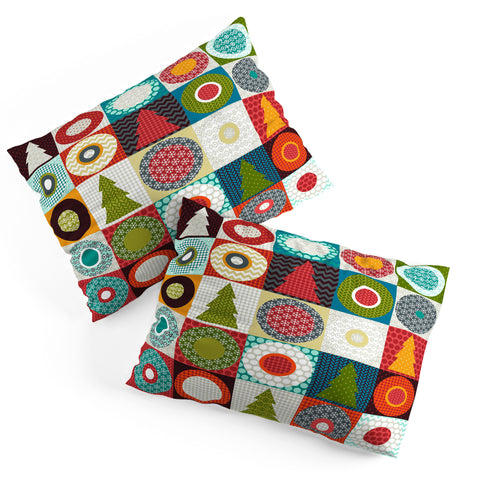 Sharon Turner Geo Christmas Pillow Shams
