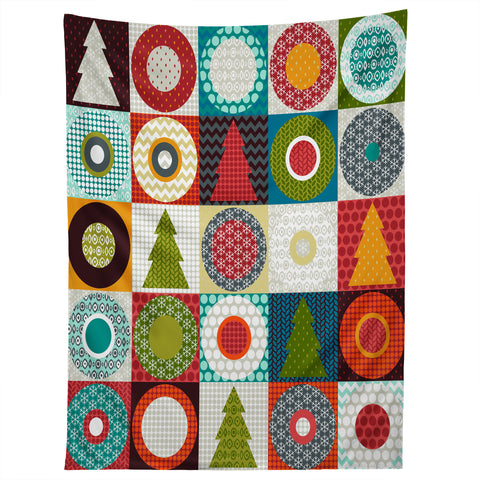 Sharon Turner Geo Christmas Tapestry