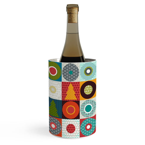 Sharon Turner Geo Christmas Wine Chiller