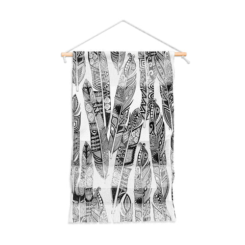 Sharon Turner geo feathers Wall Hanging Portrait