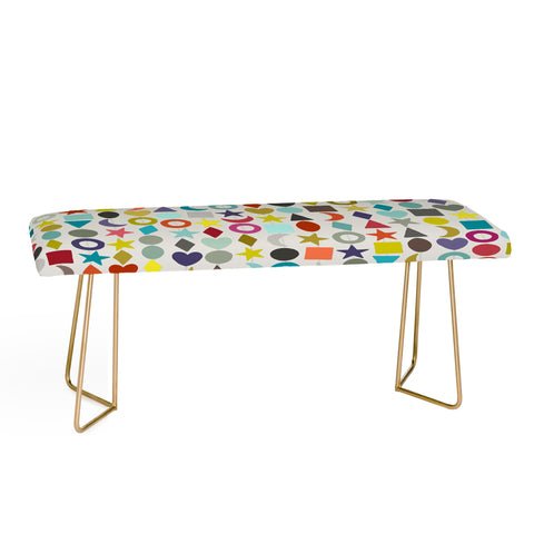 Sharon Turner geo garland Bench