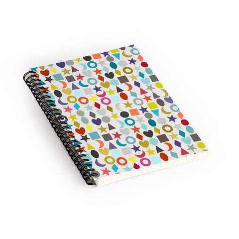Sharon Turner geo garland Spiral Notebook