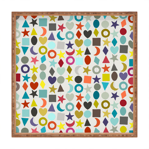 Sharon Turner geo garland Square Tray