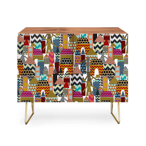 Sharon Turner Geo Town Credenza