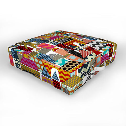 Sharon Turner Geo Town Outdoor Floor Cushion