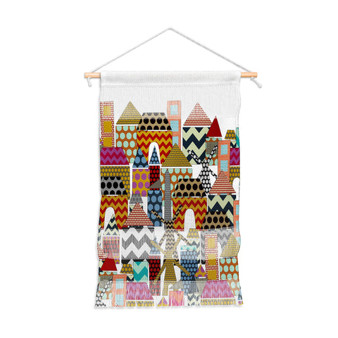 Sharon Turner Geo Town Wall Hanging Portrait