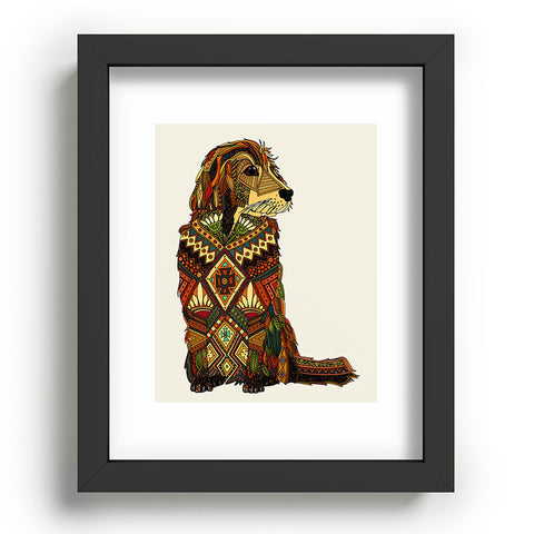 Sharon Turner Golden Retriever love Recessed Framing Rectangle