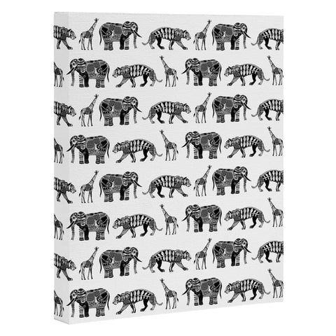 Sharon Turner Graphic Zoo Art Canvas