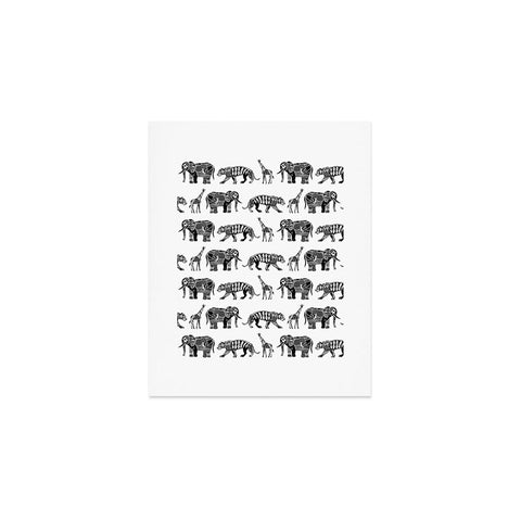 Sharon Turner Graphic Zoo Art Print