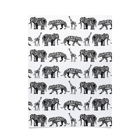 Sharon Turner Graphic Zoo Poster