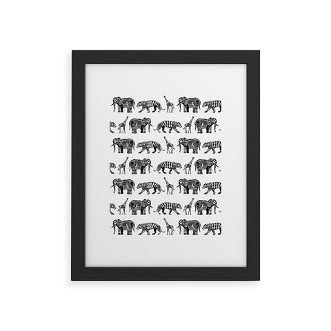 Sharon Turner Graphic Zoo Framed Art Print