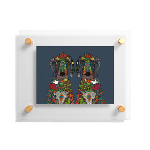 Sharon Turner Great Dane Love Floating Acrylic Print