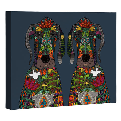 Sharon Turner Great Dane Love Art Canvas