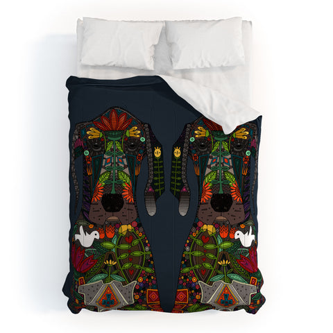 Sharon Turner Great Dane Love Comforter