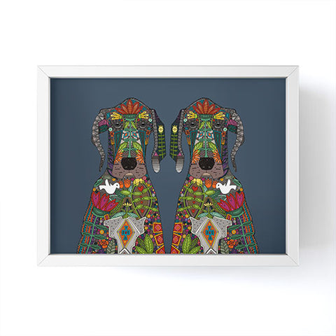 Sharon Turner Great Dane Love Framed Mini Art Print