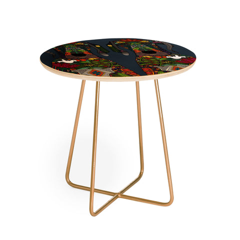 Sharon Turner Great Dane Love Round Side Table