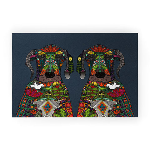 Sharon Turner Great Dane Love Welcome Mat