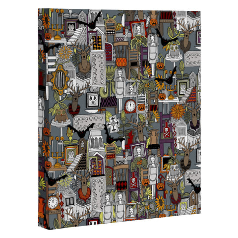 Sharon Turner Halloween Supper XIII Art Canvas