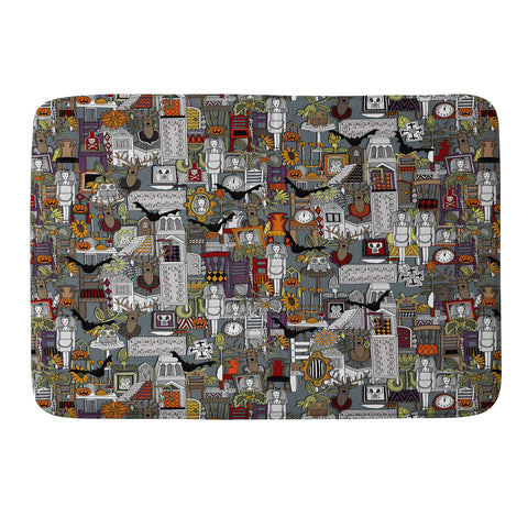 Sharon Turner Halloween Supper XIII Memory Foam Bath Mat