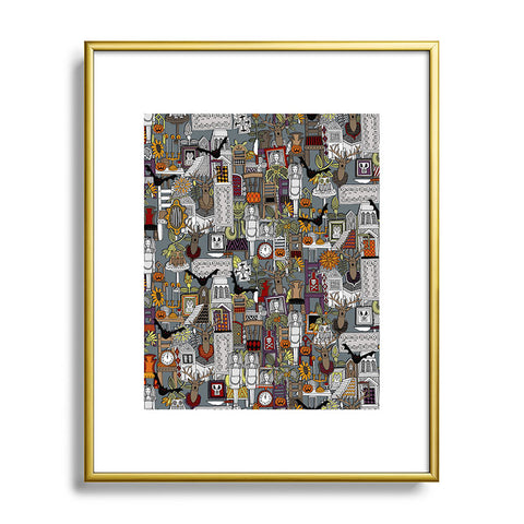 Sharon Turner Halloween Supper XIII Metal Framed Art Print