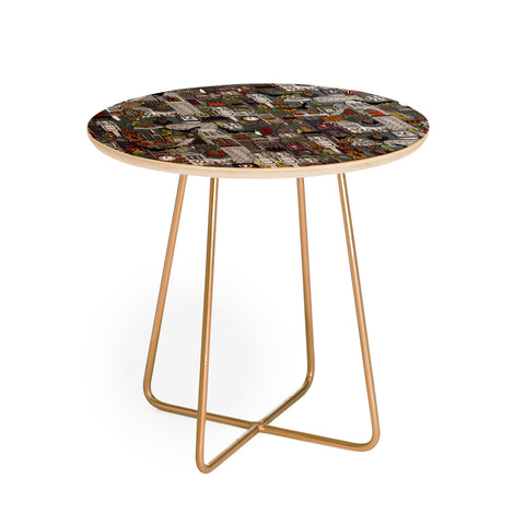 Sharon Turner Halloween Supper XIII Round Side Table
