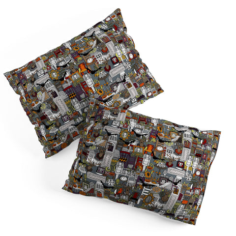 Sharon Turner Halloween Supper XIII Pillow Shams