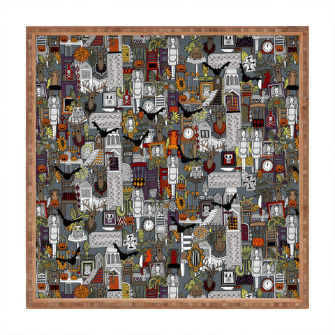 Sharon Turner Halloween Supper XIII Square Tray