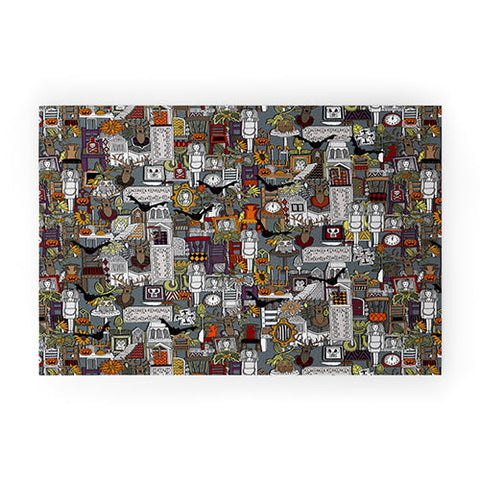 Sharon Turner Halloween Supper XIII Welcome Mat