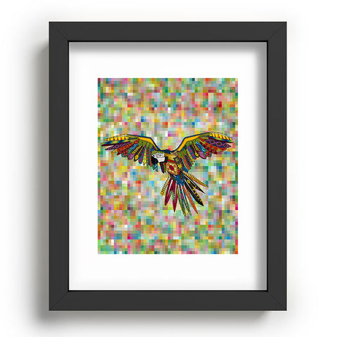 Sharon Turner Harlequin Parrot Recessed Framing Rectangle