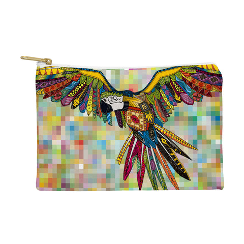 Sharon Turner Harlequin Parrot Pouch