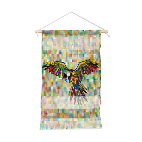 Sharon Turner Harlequin Parrot Wall Hanging Portrait