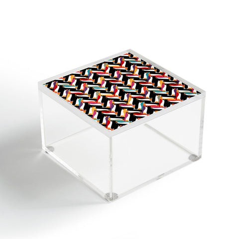 Sharon Turner Herringbone Penguin Acrylic Box