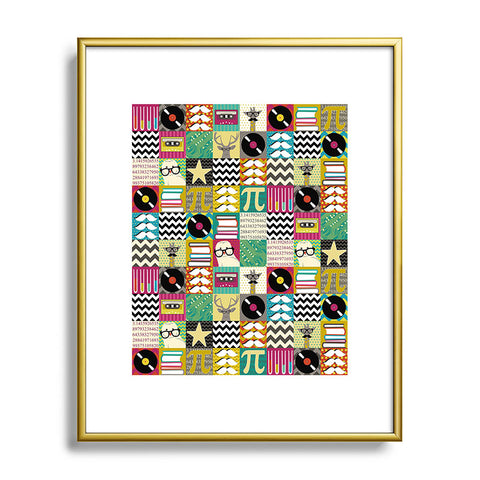 Sharon Turner Hip Hip Geek Metal Framed Art Print