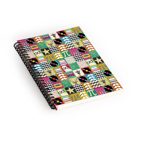 Sharon Turner Hip Hip Geek Spiral Notebook