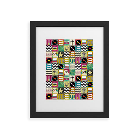 Sharon Turner Hip Hip Geek Framed Art Print