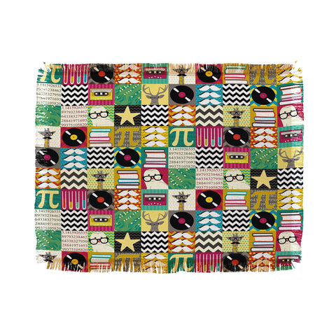 Sharon Turner Hip Hip Geek Throw Blanket