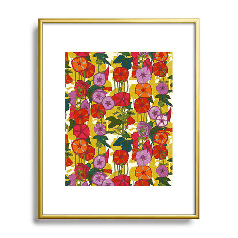 Sharon Turner holly hocky Metal Framed Art Print