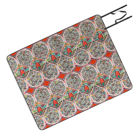Sharon Turner Holly Picnic Blanket