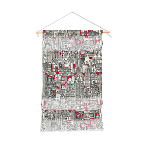 Sharon Turner Hong Kong toile red Wall Hanging Portrait
