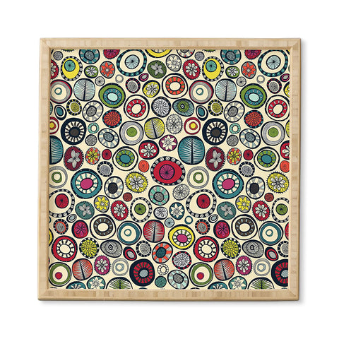 Sharon Turner Honolulu hoops cream Framed Wall Art