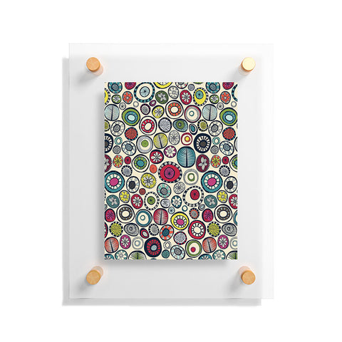 Sharon Turner Honolulu hoops cream Floating Acrylic Print