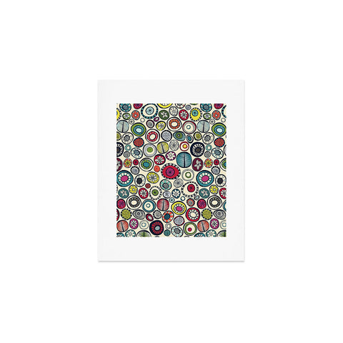 Sharon Turner Honolulu hoops cream Art Print