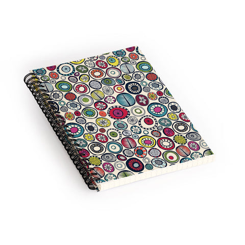Sharon Turner Honolulu hoops cream Spiral Notebook