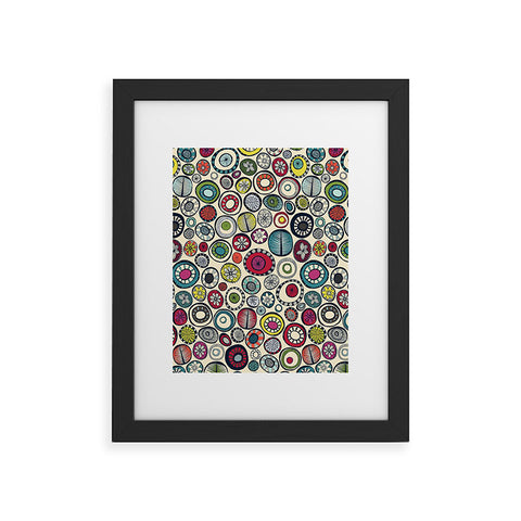 Sharon Turner Honolulu hoops cream Framed Art Print