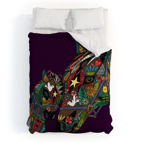 Sharon Turner Horse Love Duvet Cover