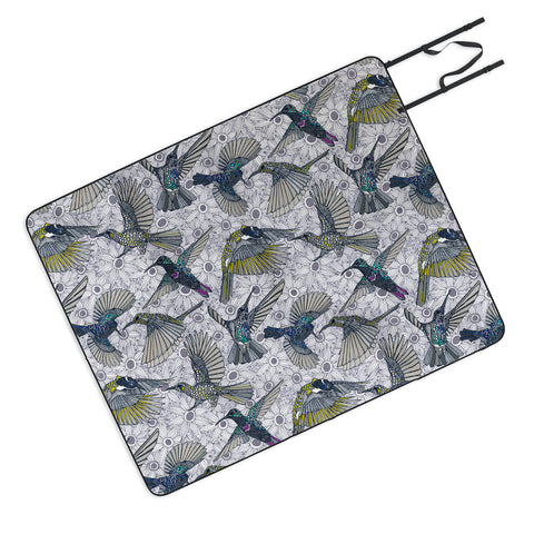 Sharon Turner hum sun honey birds basalt Picnic Blanket